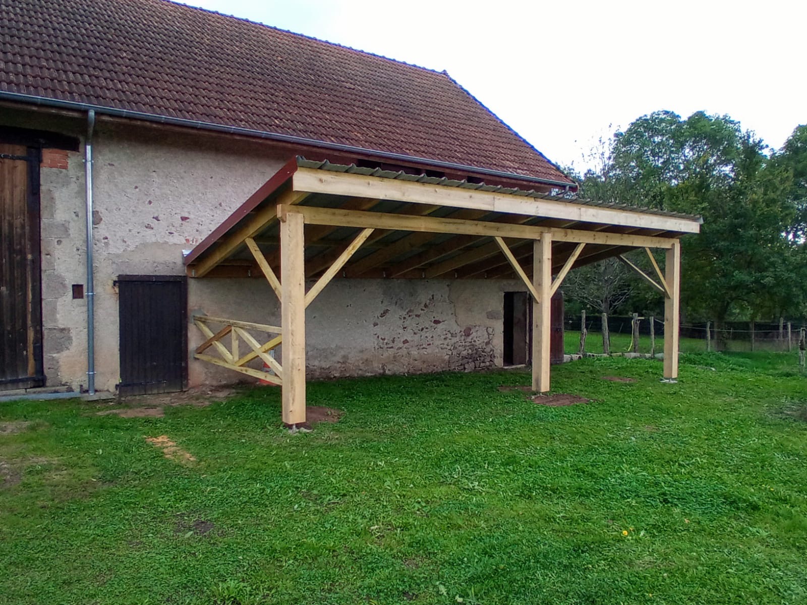 Extension Garage bois Allier