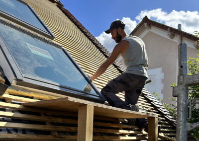 Pose velux Allier
