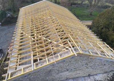 Charpente traditionnelle en bois