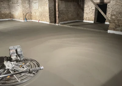 Travaux de rénovation intérieure en cours