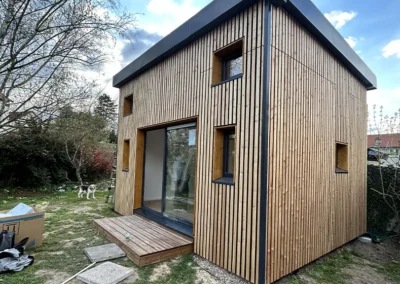 Tiny house avec structure en ossature bois